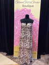 Leopard Print Dress With V-Cut On The Front (Alternative Outfit Sold Separately)