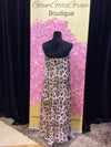 Leopard Print Dress With V-Cut On The Front (Alternative Outfit Sold Separately)