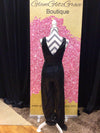 Sleeveless Black Sequin Jumpsuit