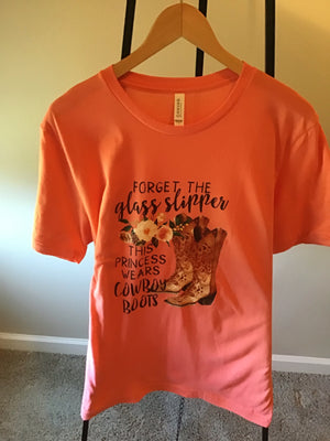 Forget the glass slippers T-Shirt - GlamGlitzGrace Boutique