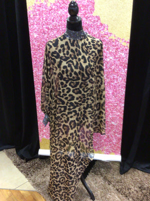Leopard Asymmetrical Dress
