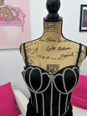 Rhinestone corset